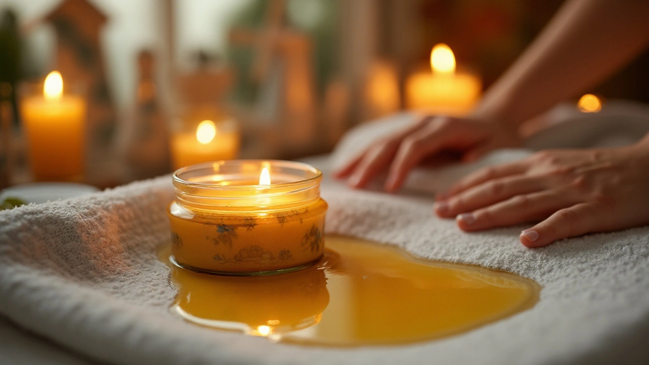 Hoe werkt een candle massage?