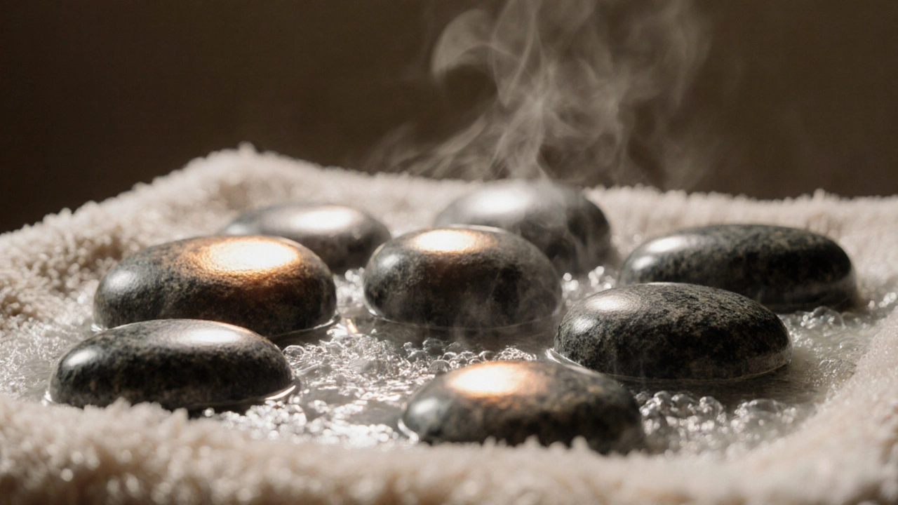 Hotstone massage: Hoe warme stenen spierpijn verlichten